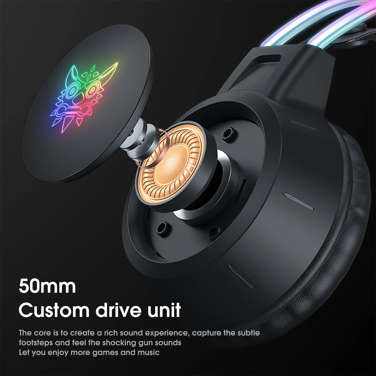 ONIKUMA X15 PRO gaming headset zwart bedraad
