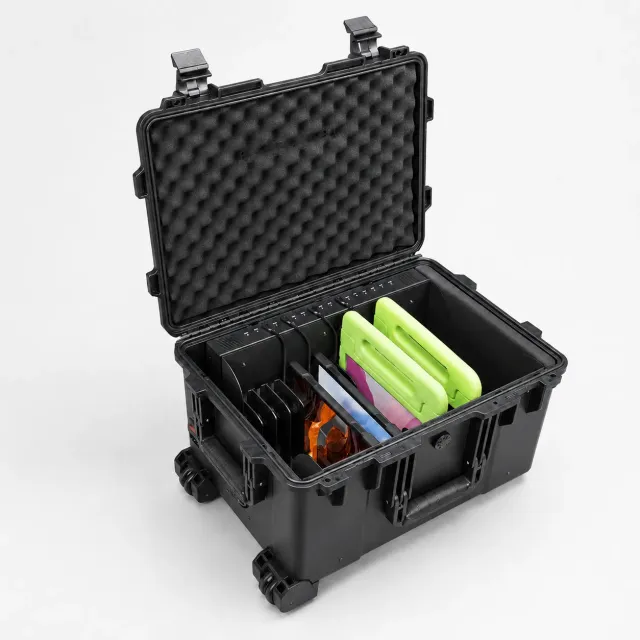 WISEQ USB-C oplaadkoffer 16-poorts 500W tablets