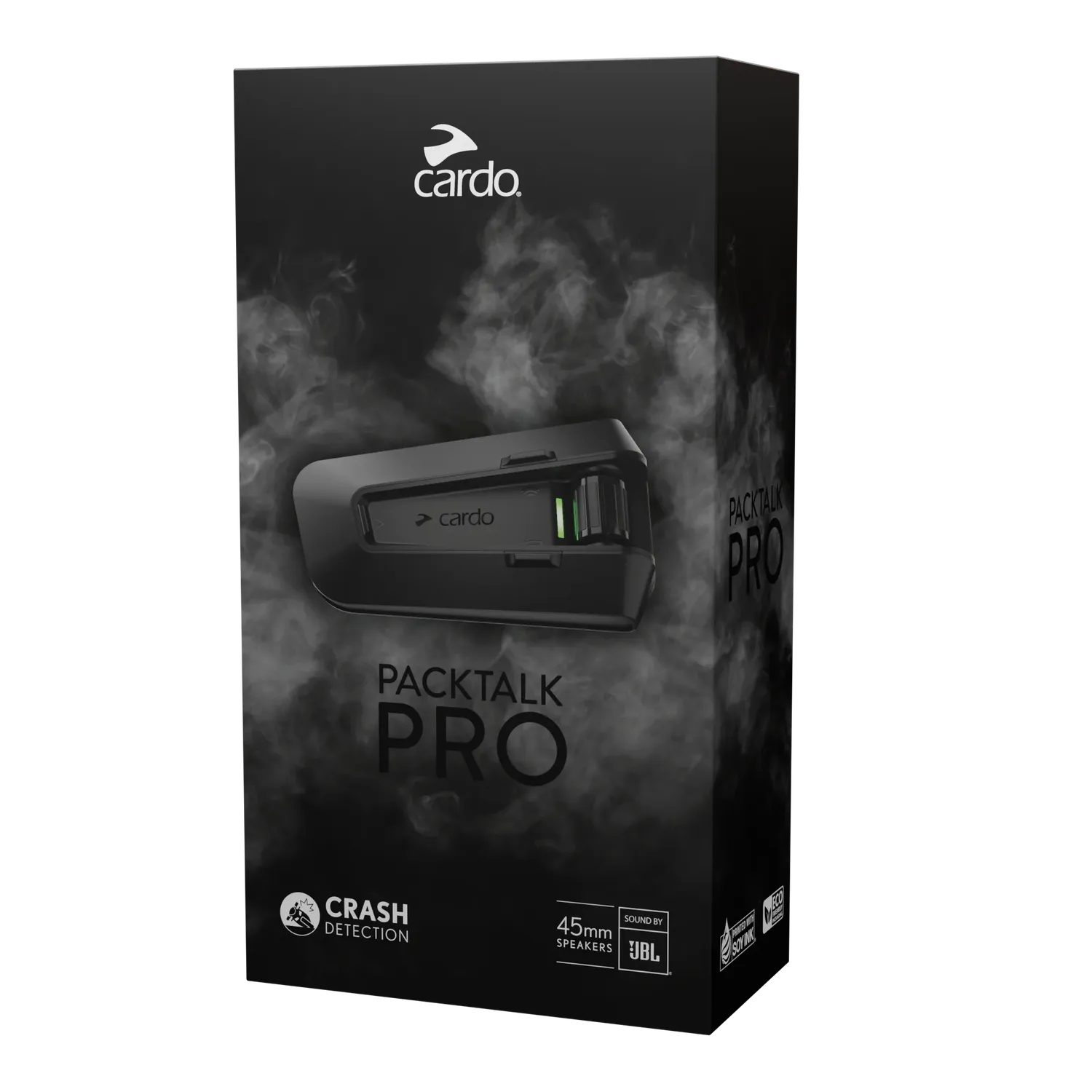 Cardo Packtalk Pro intercom Single met crashdetectie