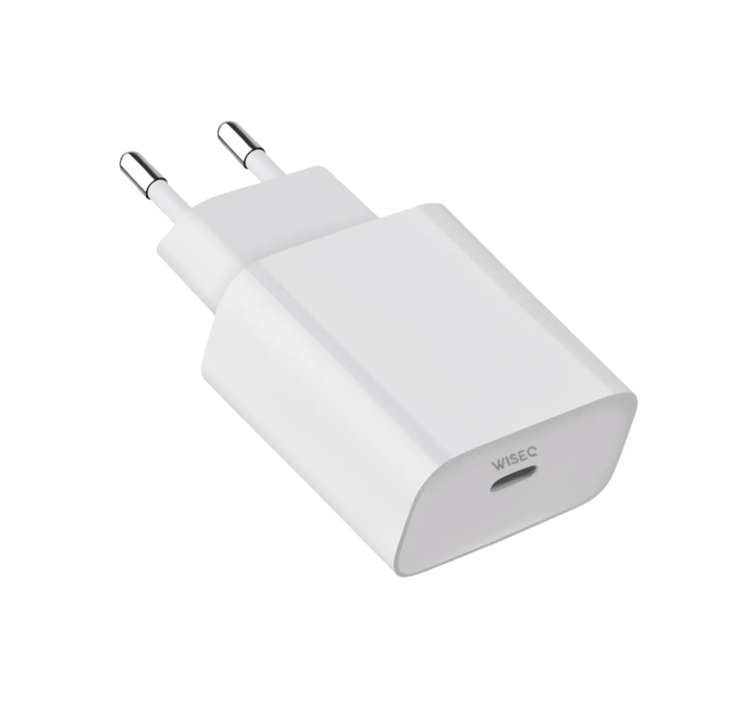WiseQ 20W Snellader USB-C Oplader Wit 1m Kabel