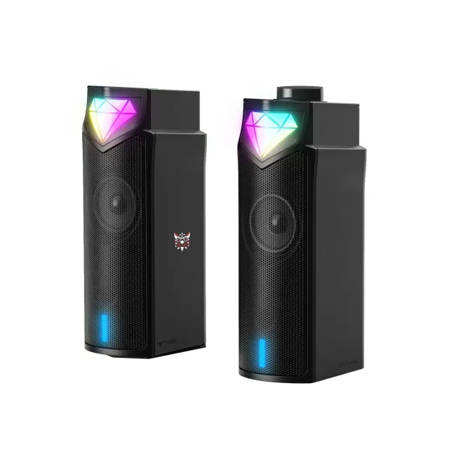 ONIKUMA L1 Speakerset Zwart Bluetooth USB RGB 2x5W