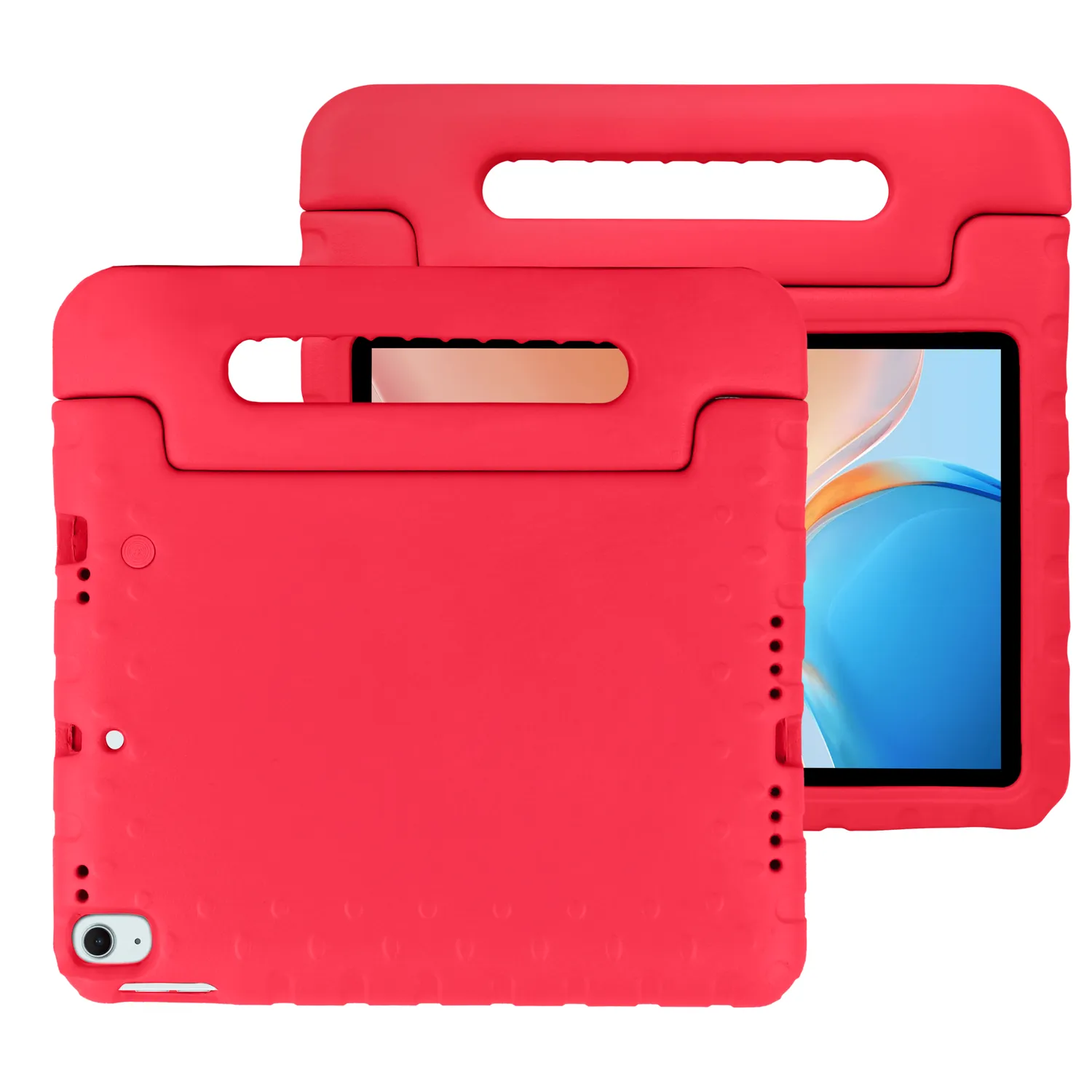 WISEQ iPad beschermhoes kinderen 10.2 inch rood EVA