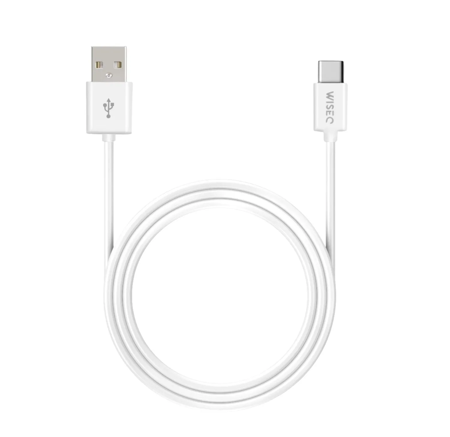 WiseQ Dual Charge 25W Snellader Set USB-C 3 Meter Wit