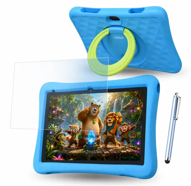 WISEQ WiseTab kindertablet 10 inch 96GB blauw veilig