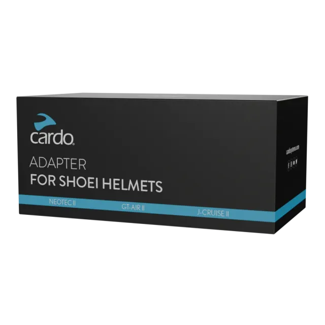 Cardo adapter Shoei helmen Packtalk houder