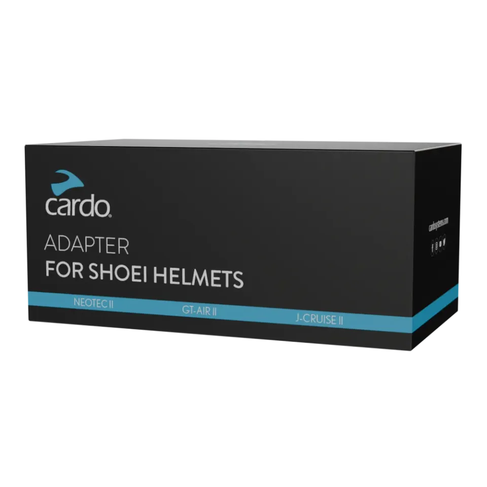 Cardo adapter Shoei helmen Packtalk houder