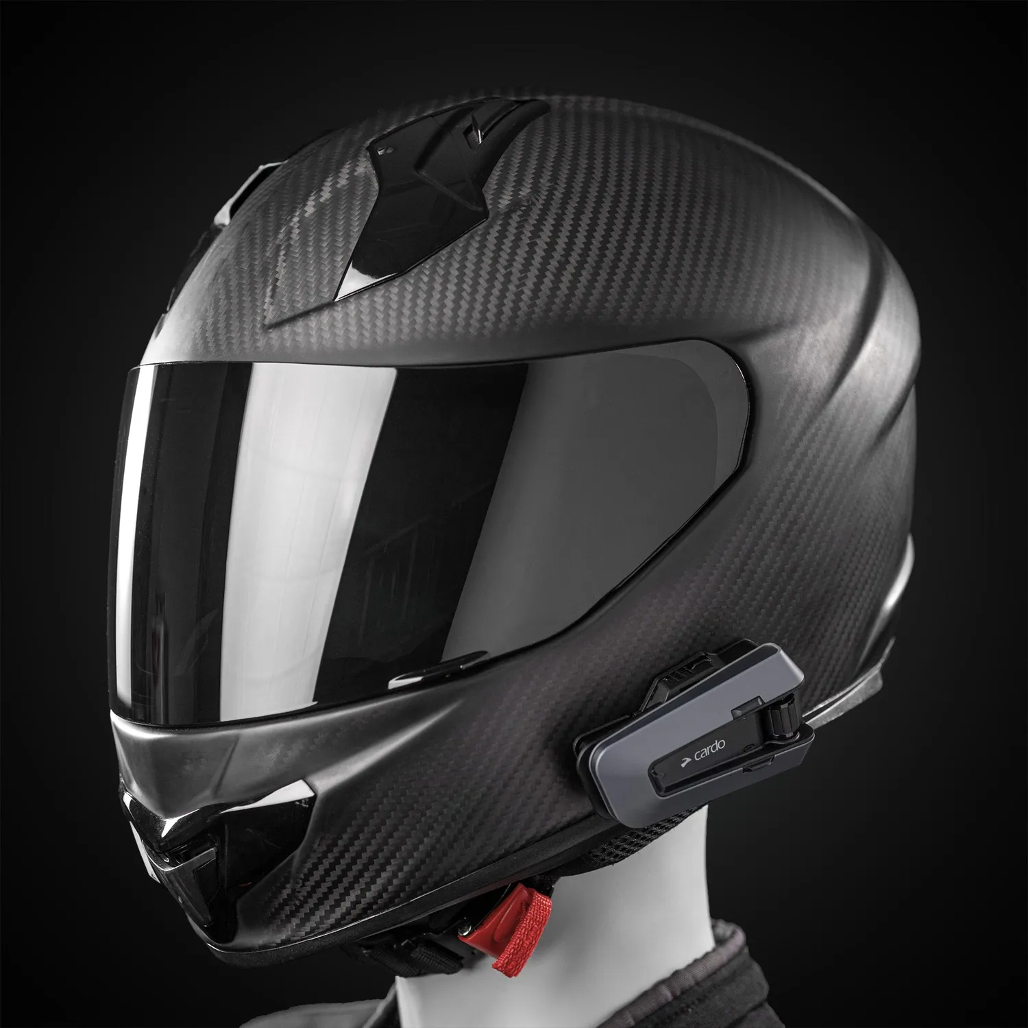 Cardo Packtalk Edge intercom Single JBL mesh motorhelm