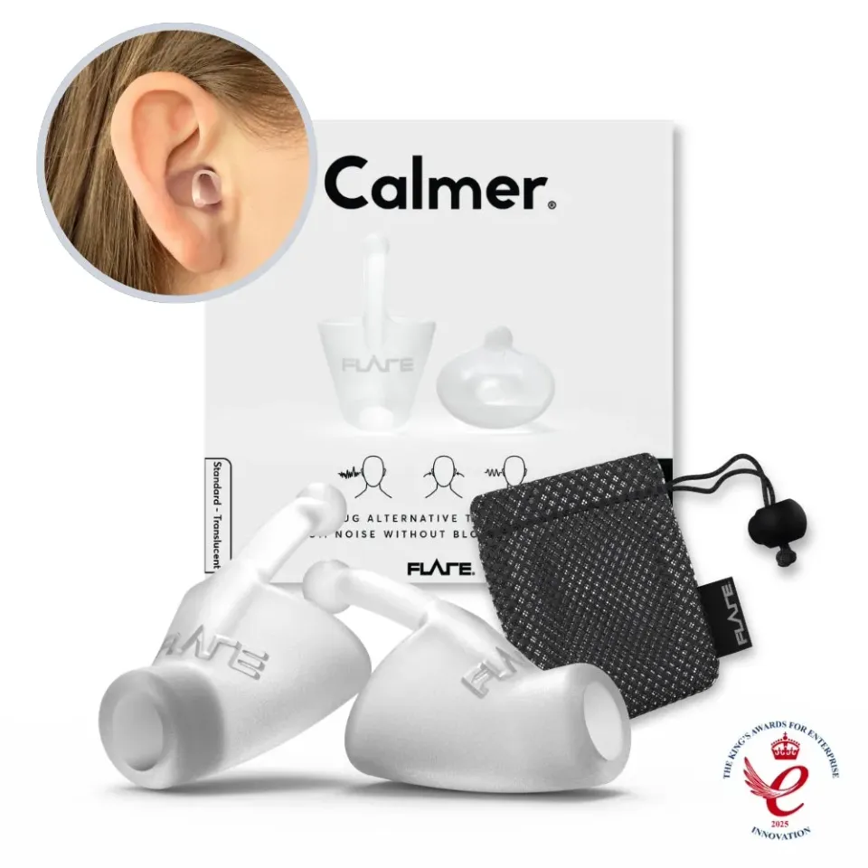 Flare Audio Calmer oordopjes Standard Translucent geluidsfilter