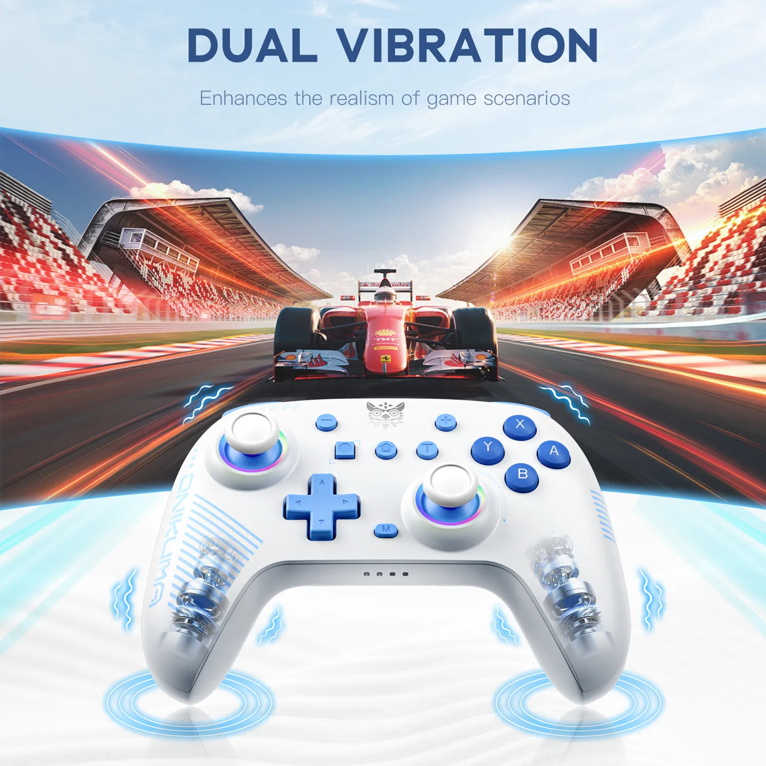 ONIKUMA C1 Switch controller draadloos wit
