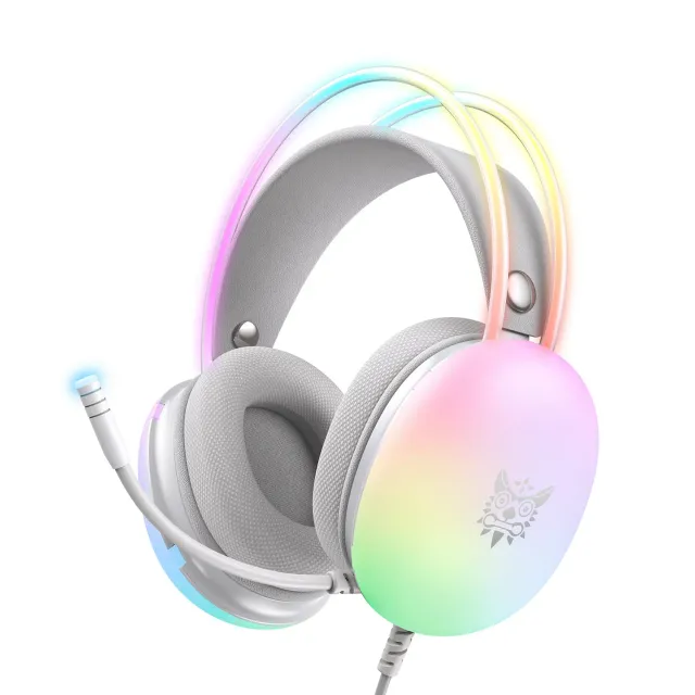 ONIKUMA X25 bedrade gaming headset zwart RGB licht