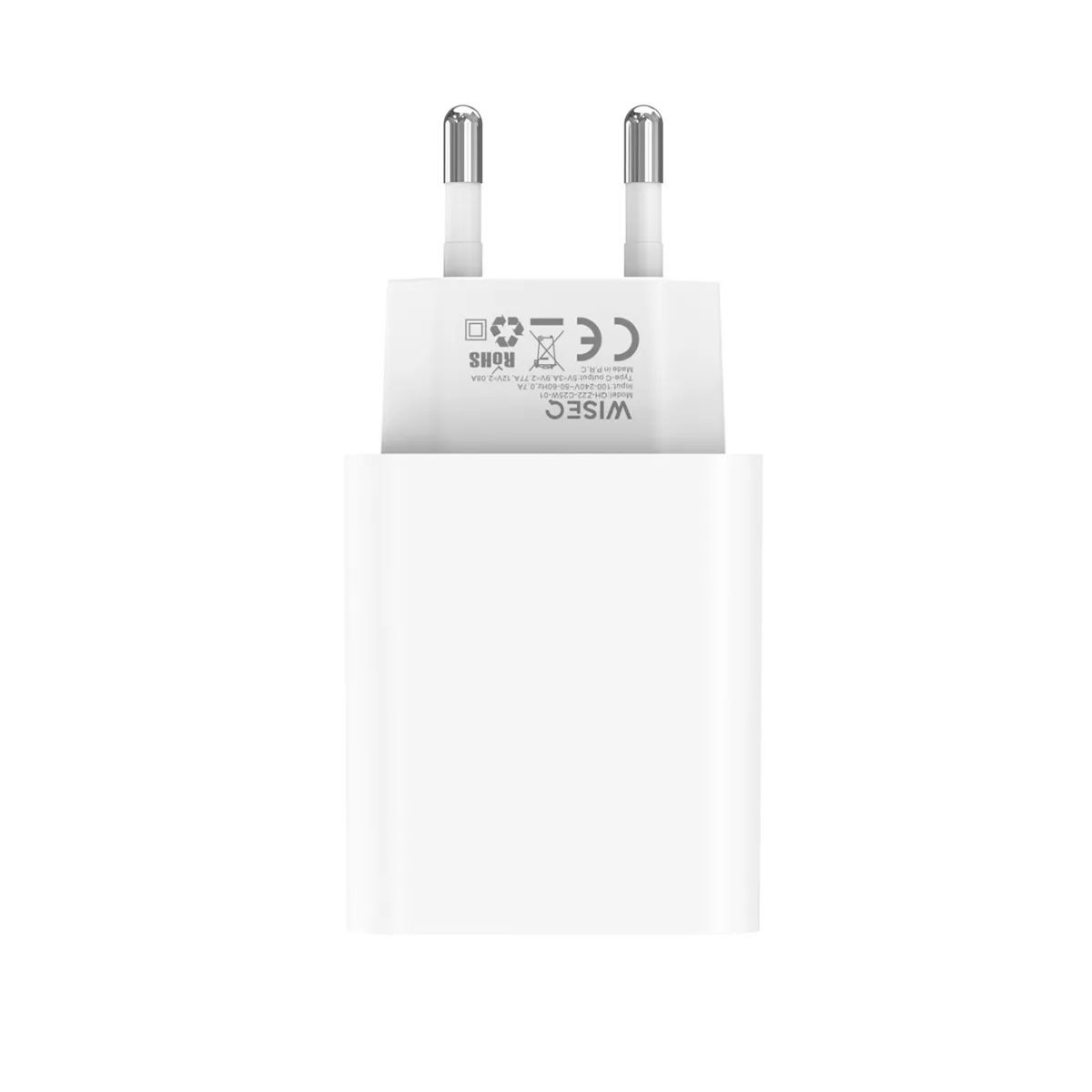 WiseQ 25W iPhone Oplader Lightning Kabel 2 Meter Wit