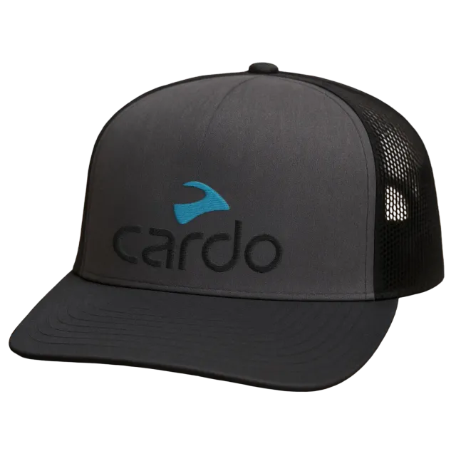 Cardo Cap pet flat peak verstelbaar zwart