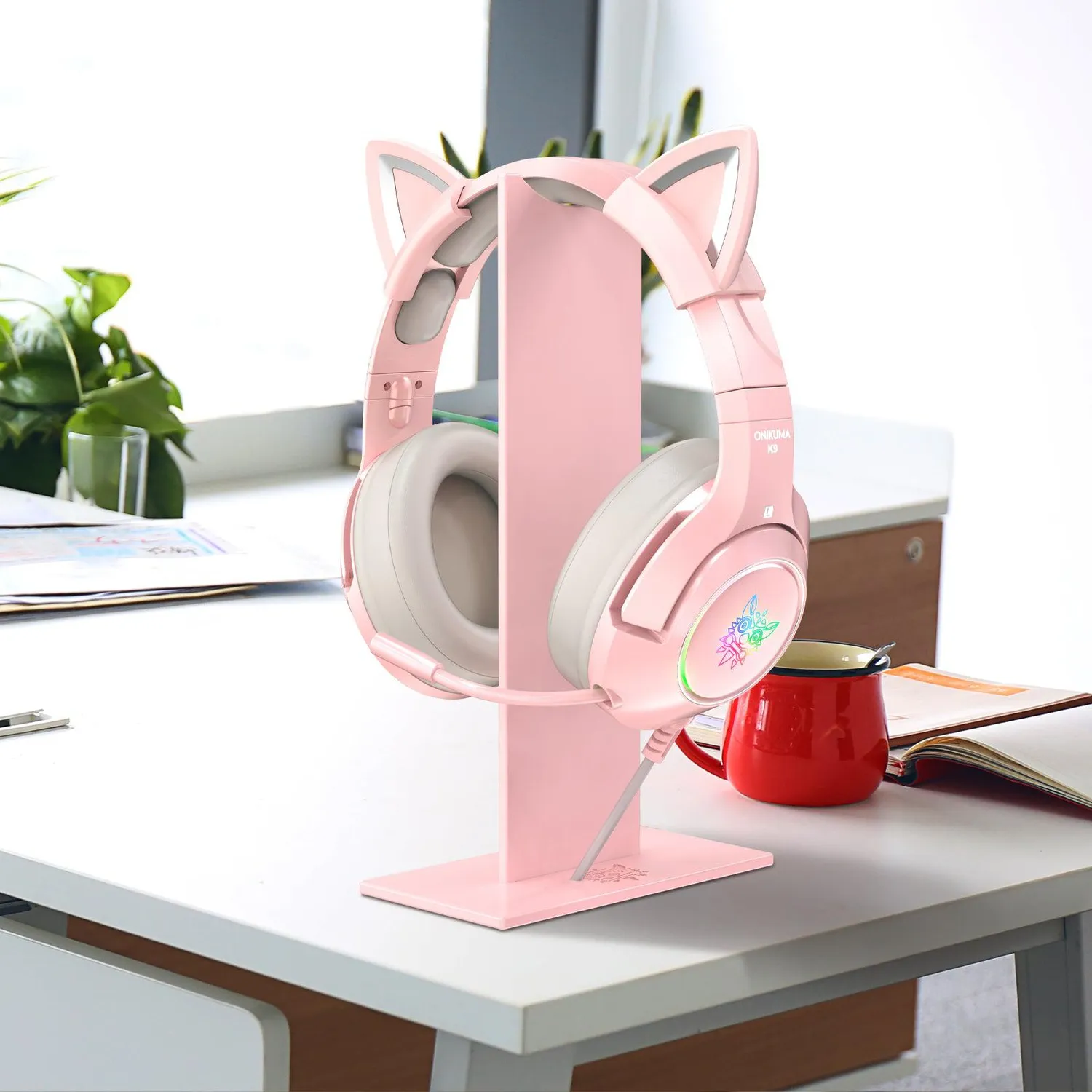 ONIKUMA ST-1 headset standaard zwart antislip ABS