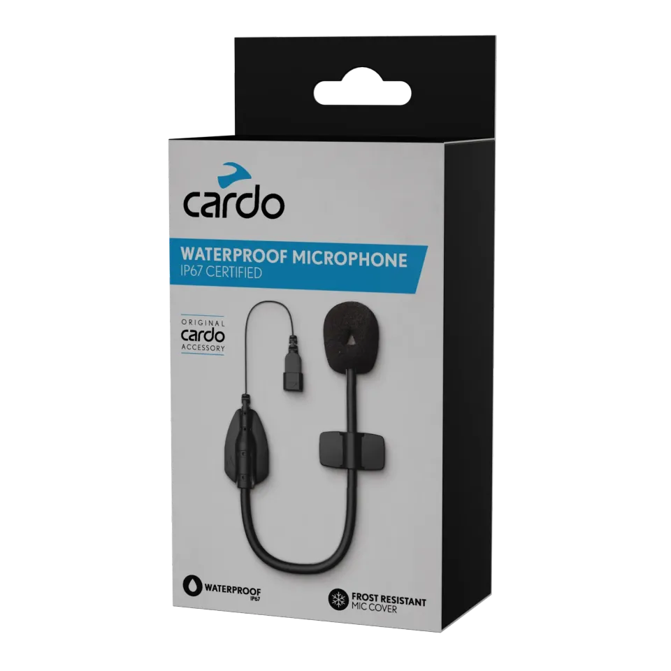 Cardo IP67 waterproof microfoon met vorsthoes