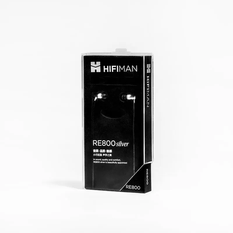 HIFIMAN RE800 Silver in-ear monitor open-box