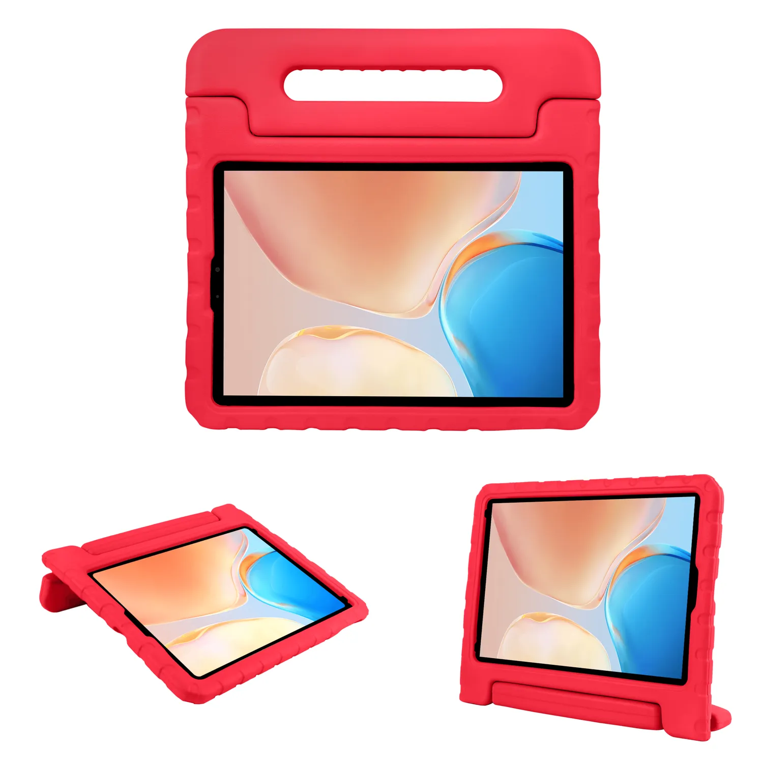 WISEQ iPad beschermhoes kinderen 10.2 inch rood EVA