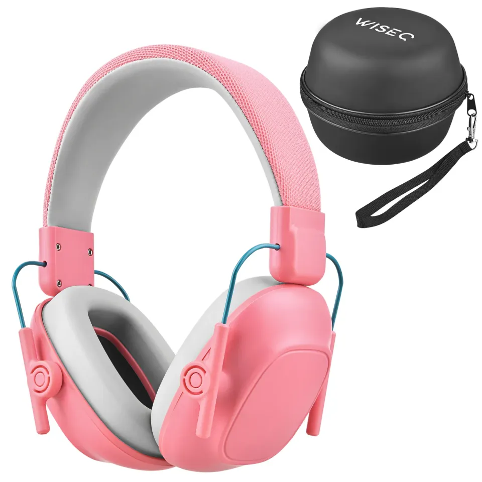 WISEQ gehoorbescherming kinderen roze 28dB oorkap