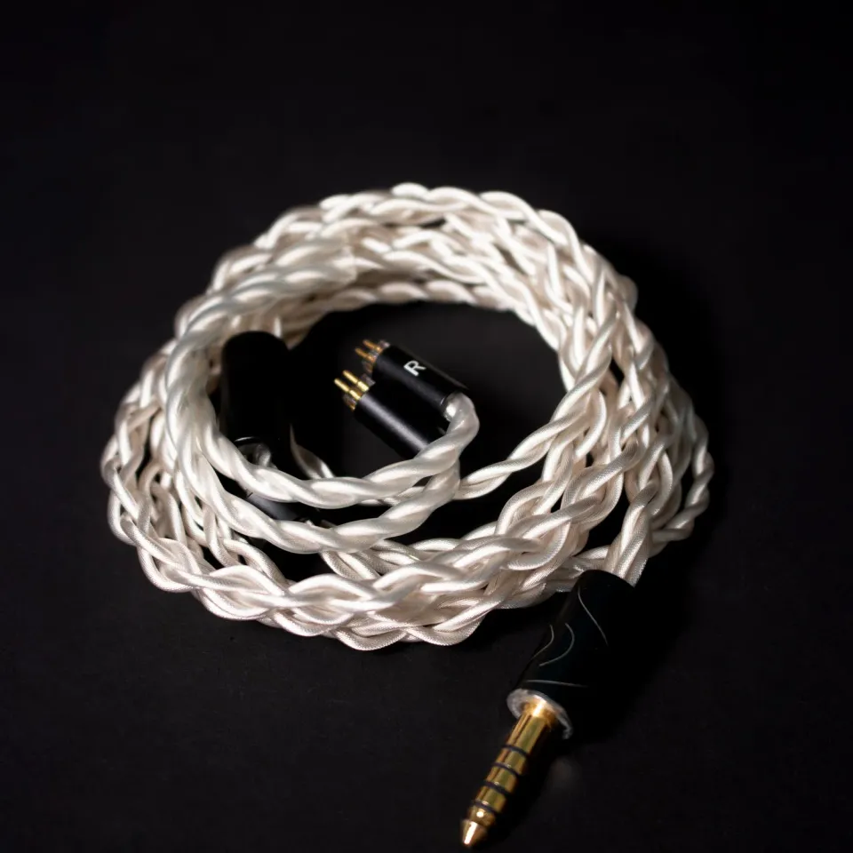 Fatfreq Silver Stock zilverkabel met verwisselbare plug