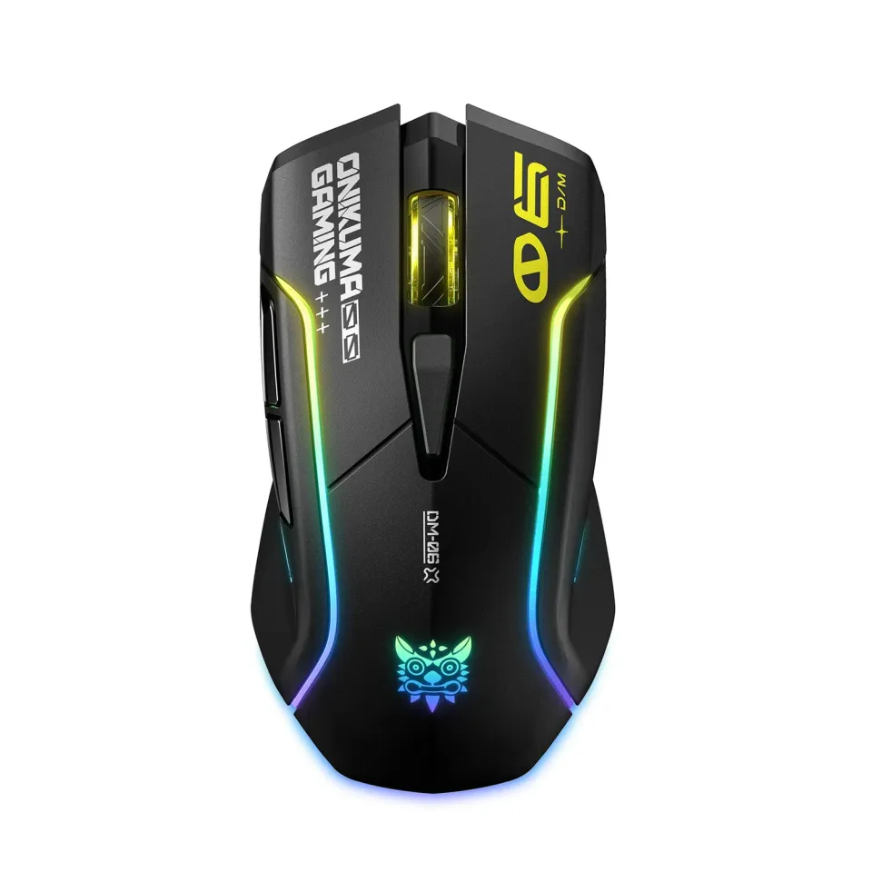 ONIKUMA DM06 gaming muis zwart tri-mode – 12800 DPI