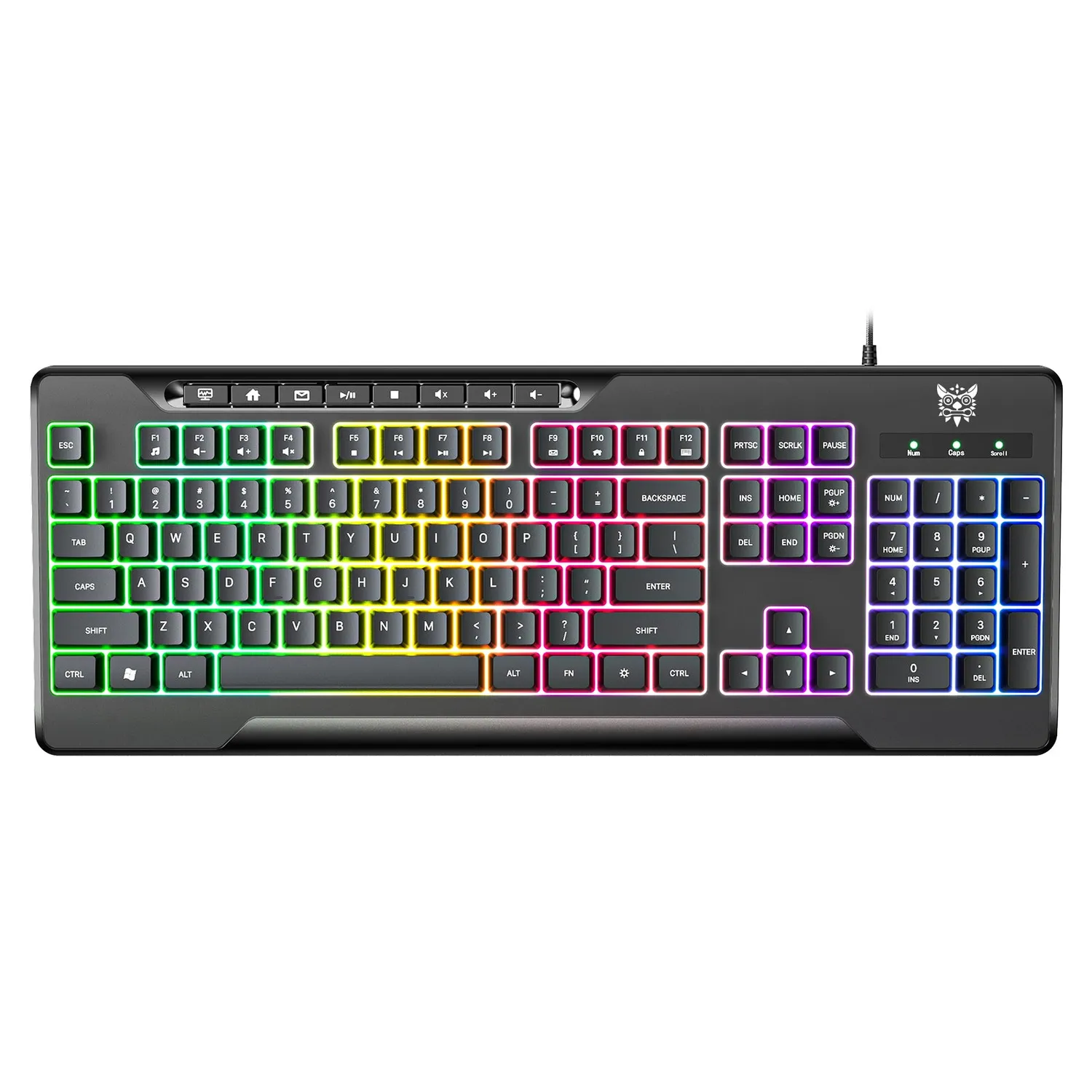 ONIKUMA G32 gaming toetsenbord zwart bedraad RGB