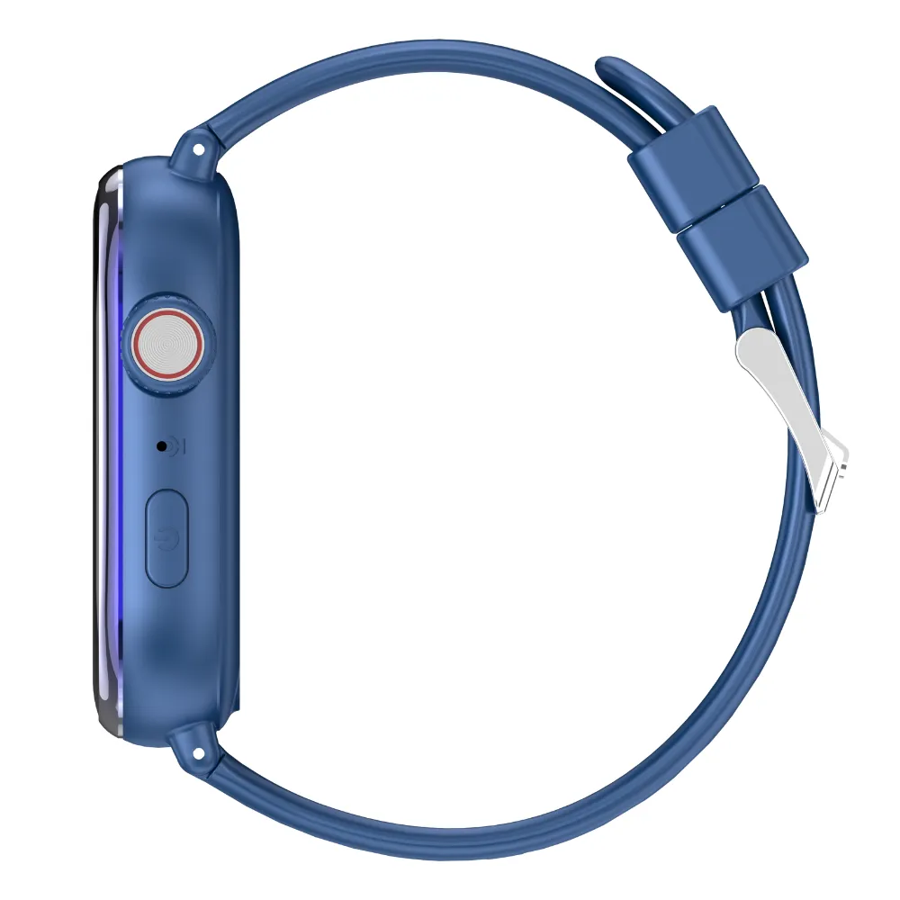 WISEQ smartwatch kinderen blauw GPS SIM AMOLED