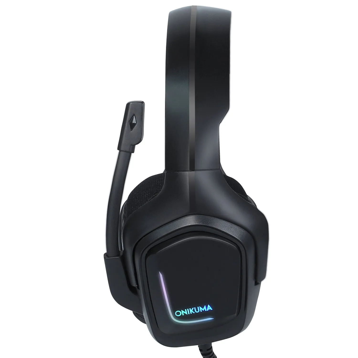 ONIKUMA K20 gaming headset bedraad zwart met RGB