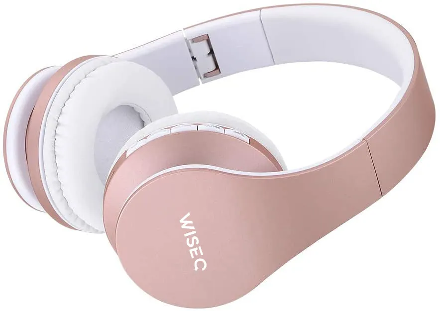 WiseQ BTwireless Kinder Koptelefoon Roze – 8 uur muziek