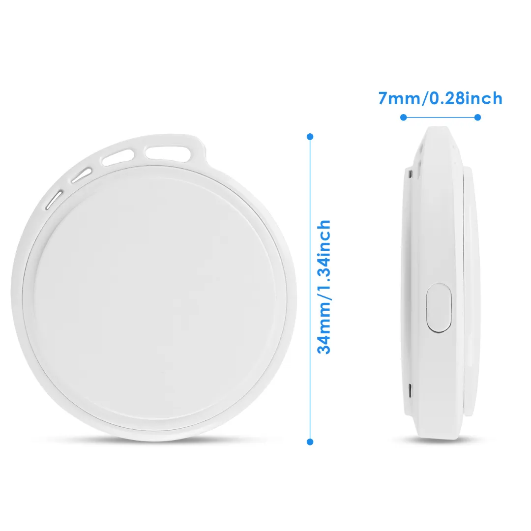 WiseQ GPS Tracker Sleutelvinder Wit 1 stuk – Find My