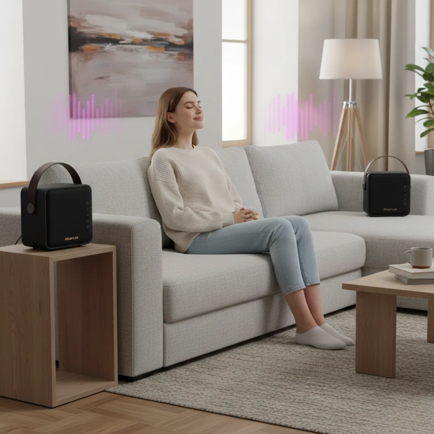 Moerlab Overture Auracast bluetooth speaker TWS stereo