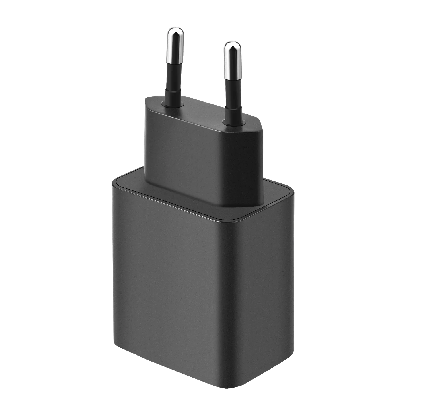 WISEQ USB Snellader Adapter 25W Zwart 2 Poorten