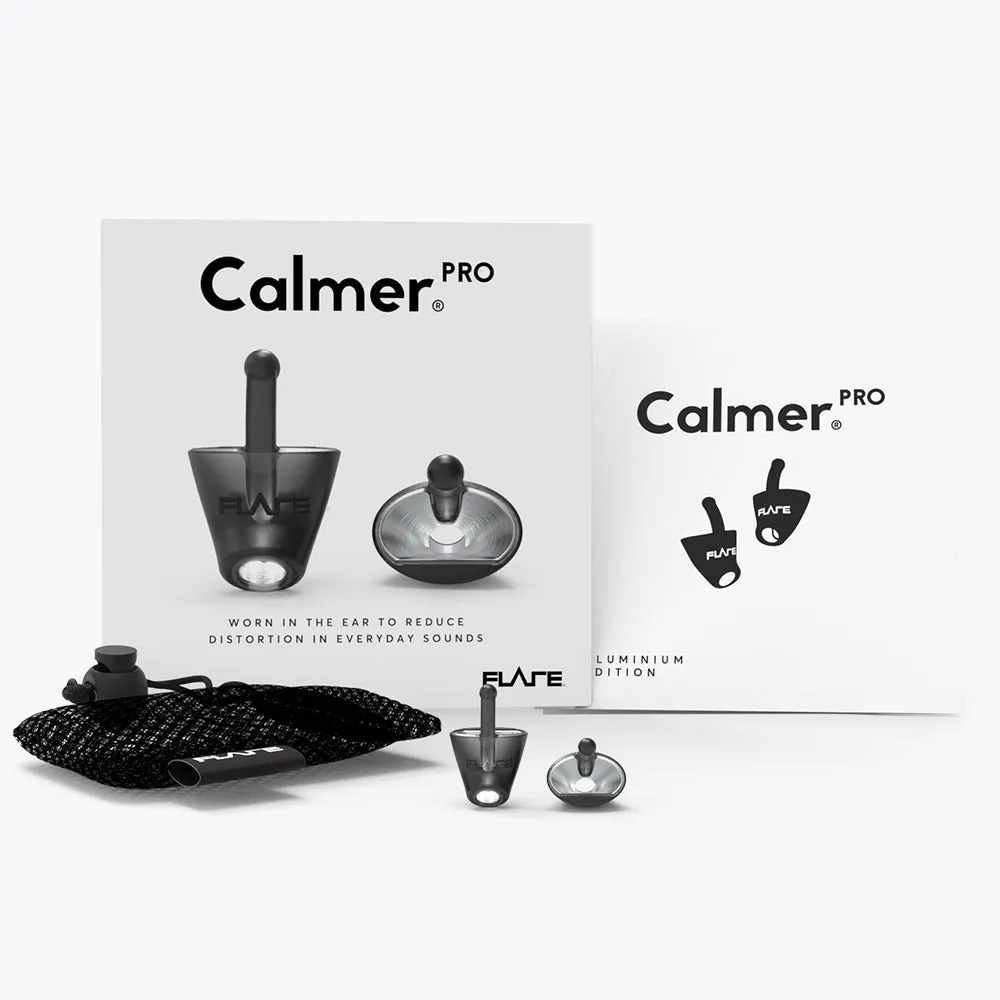 Flare Audio Calmer Pro oordopjes Standard Black Ice max effect