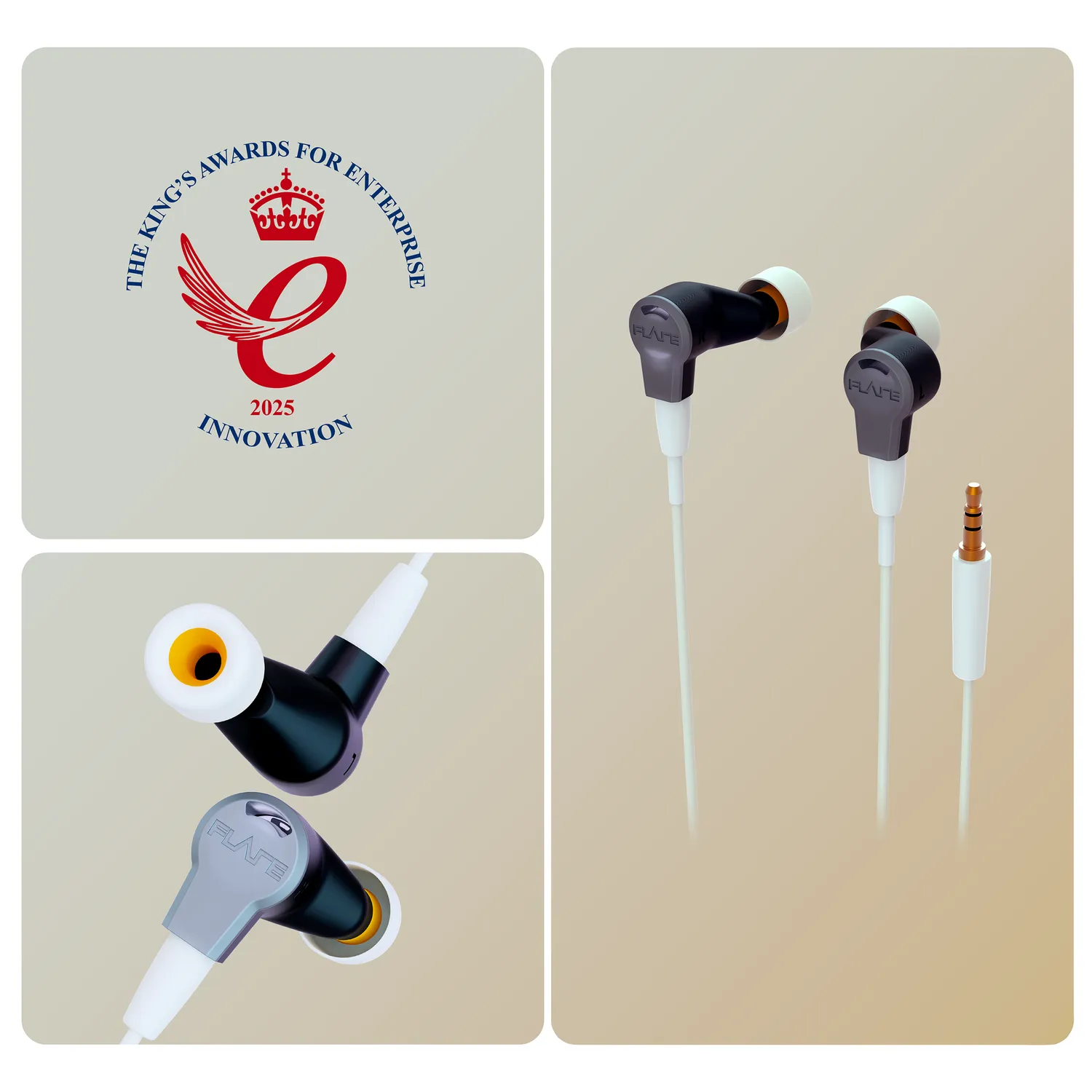 Flare Audio Studio Master IEM oordopjes wit bluetooth
