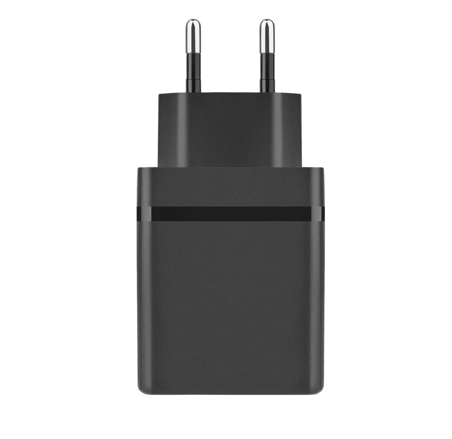 WiseQ 38W Snellader 3 poorten met USB-C kabel 2m zwart