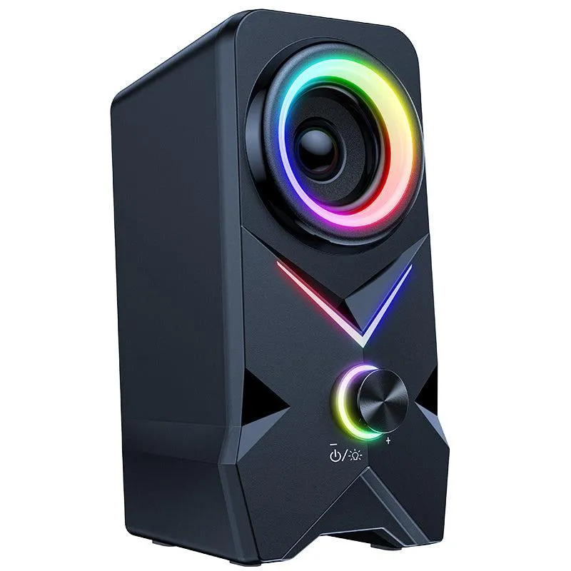 ONIKUMA L2 RGB pc speakers zwart met verlichting