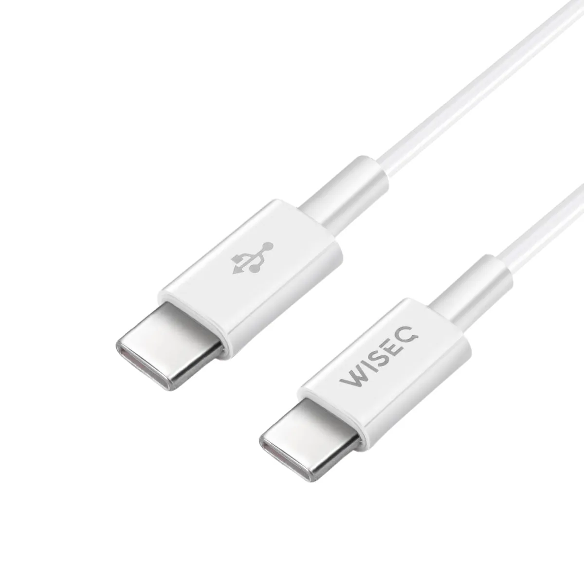 WISEQ 25W Oplader USB-C naar USB-C 3 Meter Wit snellader