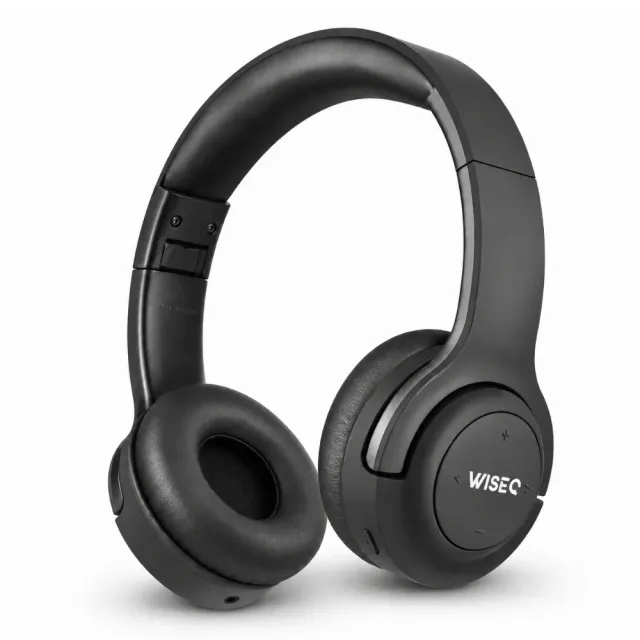 WiseQ Hero Draadloze Kinderkoptelefoon Zwart 38 uur