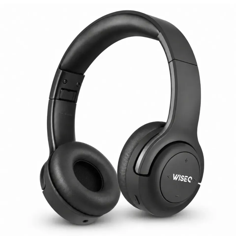 WiseQ Hero Draadloze Kinderkoptelefoon Zwart 38 uur
