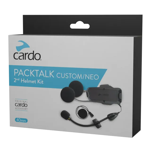 Cardo Packtalk Custom/Neo 2e helmkit met HD speakers