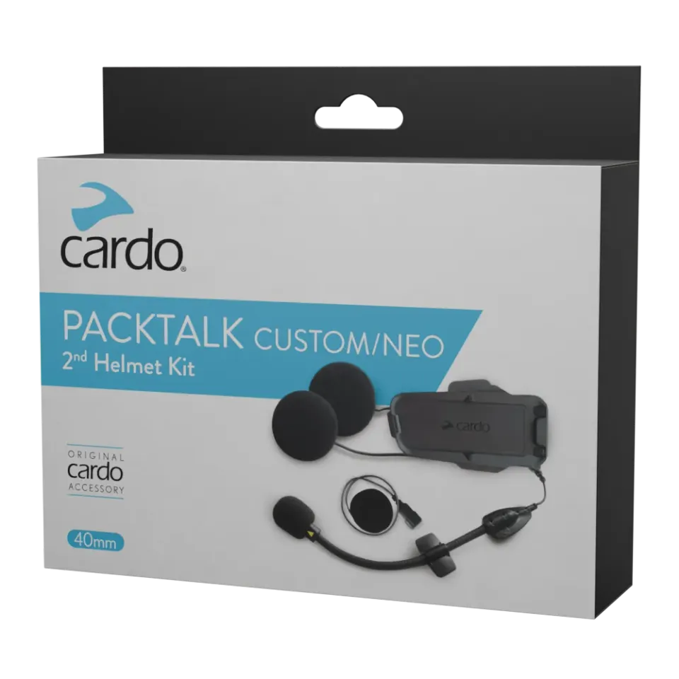 Cardo Packtalk Custom/Neo 2e helmkit met HD speakers