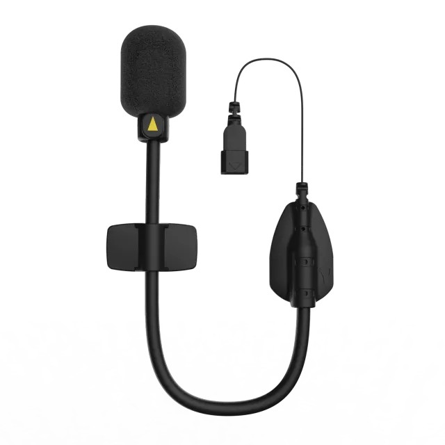 Cardo Hybrid Boom microfoon open helmen