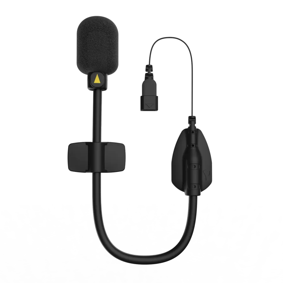 Cardo Hybrid Boom microfoon open helmen
