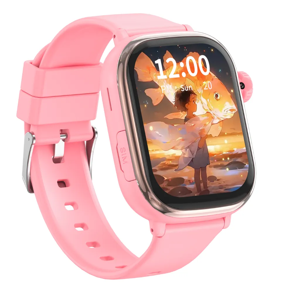 WiseQ Smartwatch Kinderen Roze GPS SOS IP67
