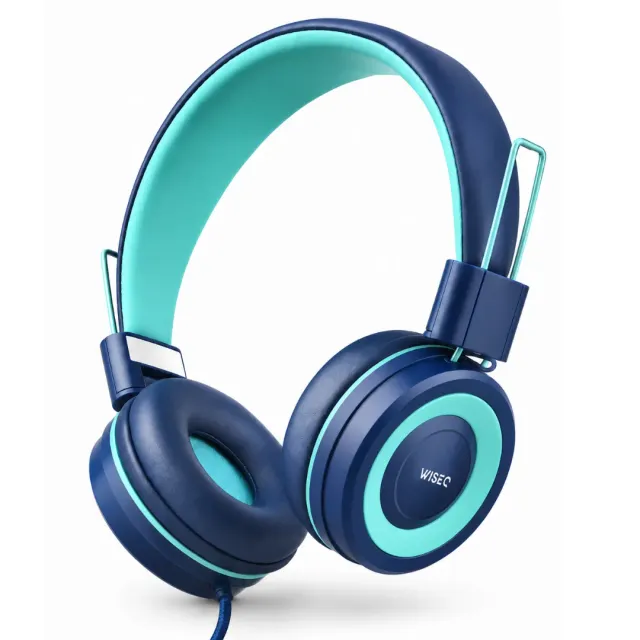 WISEQ One Kinder Koptelefoon Bedraad Blauw – 85dB