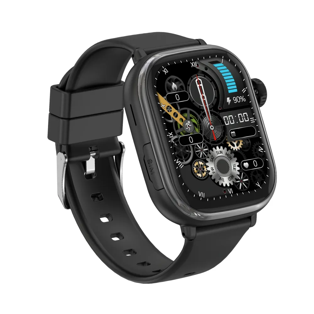 WISEQ Smartwatch Kinderen GPS Zwart SIM IP67 SOS