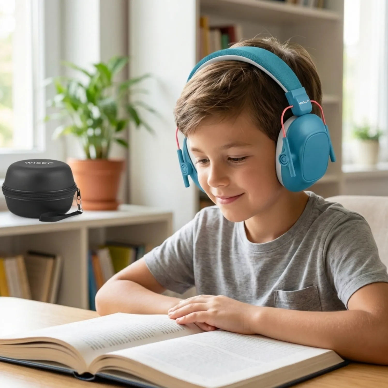 WiseQ Gehoorbescherming Kind 28dB Legergroen
