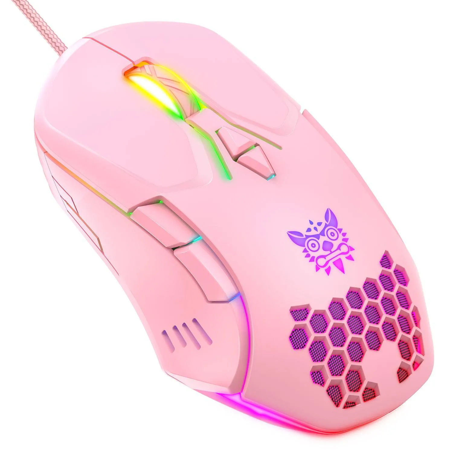 ONIKUMA CW902 gaming muis bedraad zwart 6400 DPI