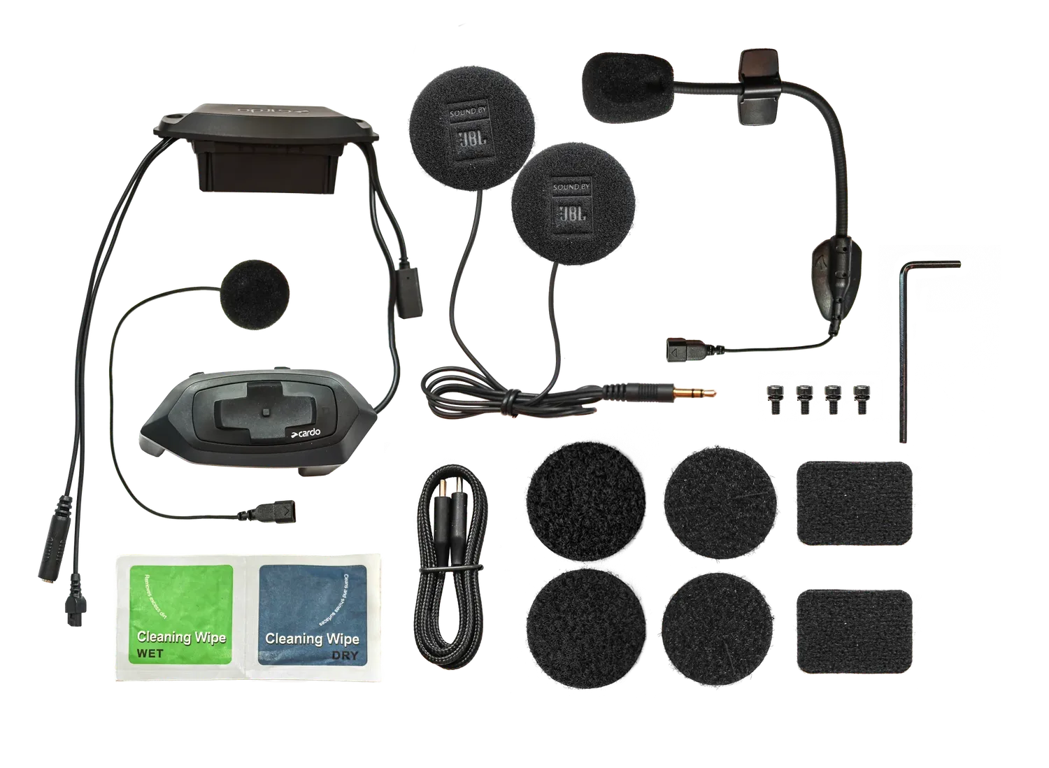Cardo HJC Packtalk intercomset HJC-integratie mesh