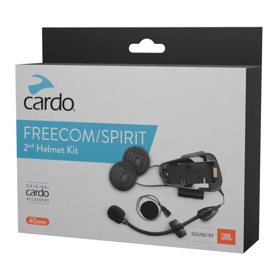 Cardo Freecom Spirit JBL 2e helm kit headset 40mm