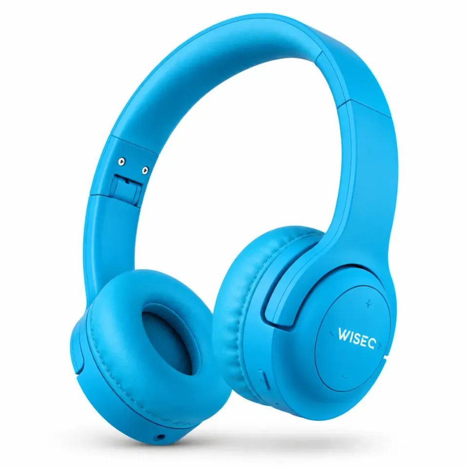 WISEQ Hero kinder koptelefoon draadloos blauw 38 uur