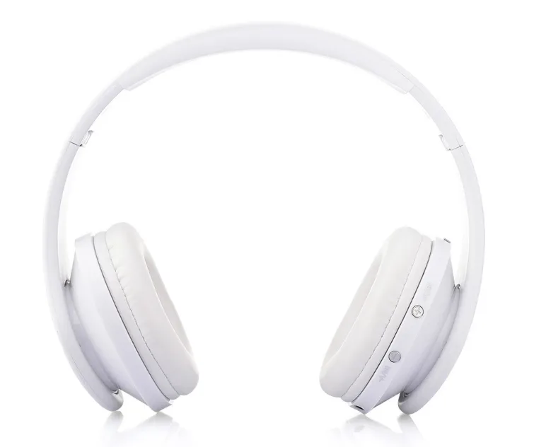 WiseQ BTwireless kinderkoptelefoon bluetooth wit 8uur
